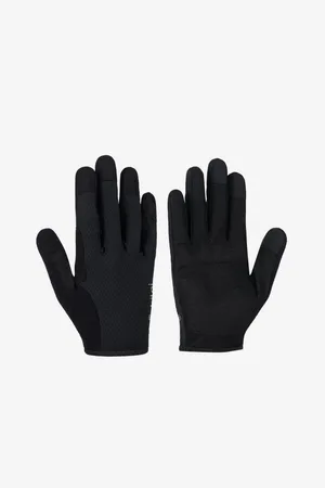 Kilpi Černé cyklistické rukavice FINGERS