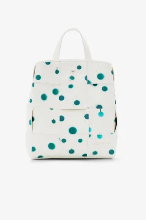Desigual Zeleno-bílý dámský vzorovaný batoh New Splatter Sumy Mini