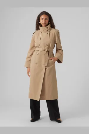 VERO MODA Béžový dámský trenčkot Taylor