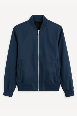 Celio Tmavě modrý pánský bomber Gunewbomb