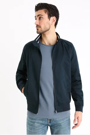 Celio Tmavě modrý pánský bomber Gubavlna