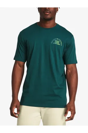 Under Armour Petrolejové tričko UA Pjt Rck H&H Graphc SS