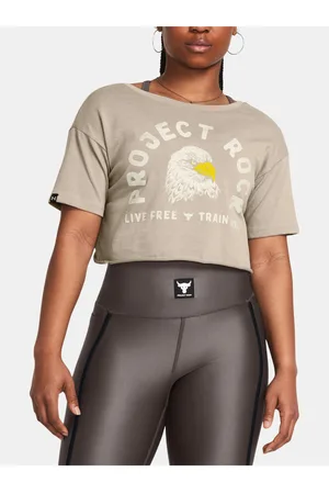 Under Armour Světle hnědé tričko Pjt Rck Balance Graphic T