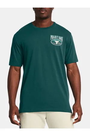 Under Armour Petrolejové tričko UA Pjt Rck Day Grphc SS