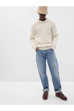 GAP Světle modré pánské straight fit džíny