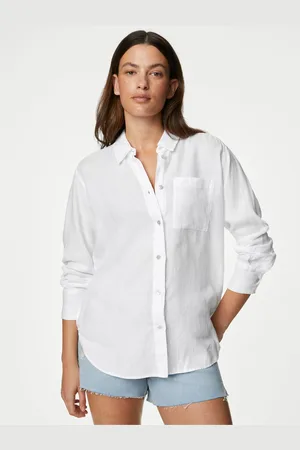 Marks & Spencer Dámská lněná košile