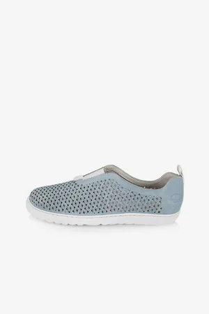 Rieker Světle modré dámské slip on tenisky