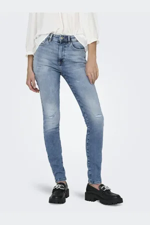 ONLY Modré dámské skinny fit džíny Forever