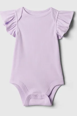 GAP Světle fialové holčičí body s volánky