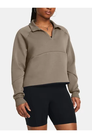 Under Armour Sportovní mikina Unstoppable Flc Rugby Crop