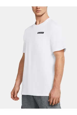 Under Armour Bílé tričko UA HW ARMOUR LABEL SS
