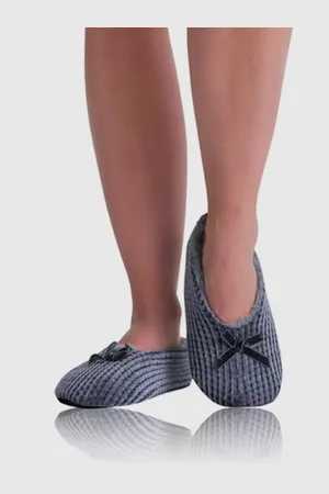 Bellinda Šedé dámské domácí bačkory Home Shoes
