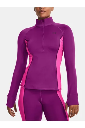 Under Armour Fialové sportovní tričko UA Train CW 1/2 Zip