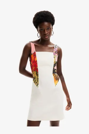 Desigual Krémové dámské šaty x M. Christian Lacroix Marbella
