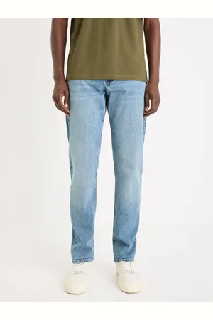 Celio Světle modré pánské straight fit džíny C15