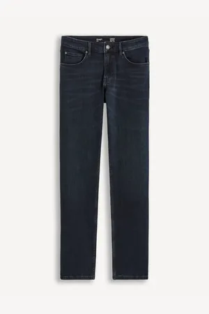 Celio Tmavě šedé pánské straight fit džíny C15