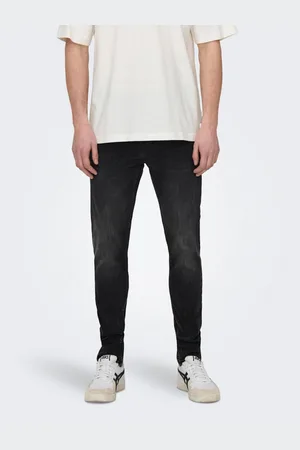 Only & Sons Černé pánské skinny fit džíny Warp