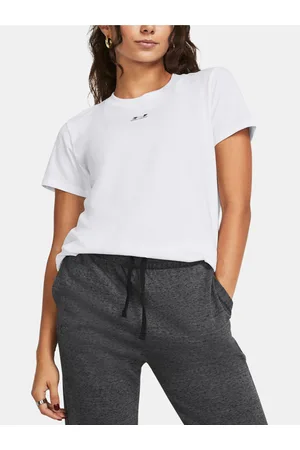 Under Armour Bílé tričko Campus Core SS
