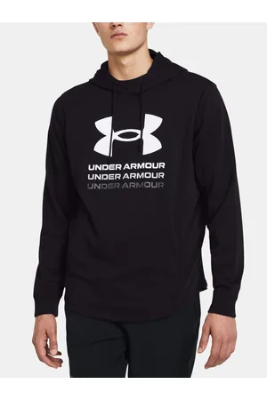 Under Armour Černá sportovní mikina UA Rival Terry Graphic Hood