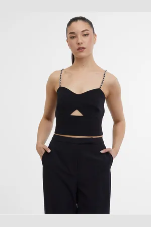 ORSAY Černý dámský crop top