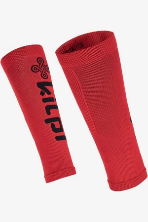 Kilpi Červené unisex kompresní návleky na lýtka PRESS