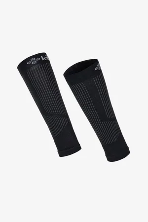 Kilpi Černé unisex kompresní návleky na lýtka PRESS