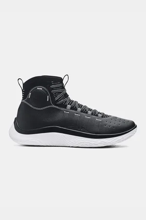 Under Armour Černé kožené sportovní tenisky CURRY 4 FLOTRO