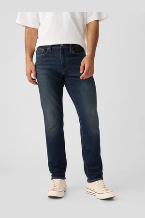 GAP Tmavě modré pánské slim fit džíny flex