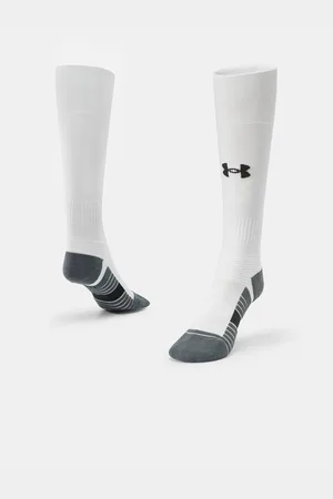 Under Armour Bílé ponožky Youth UA Magnetico 1pk OTC