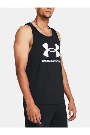 Under Armour Černé tílko UA SPORTSTYLE LOGO TANK