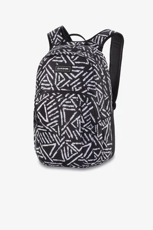 Dakine Bílo-černý dámský vzorovaný batoh Campus Medium 25 l