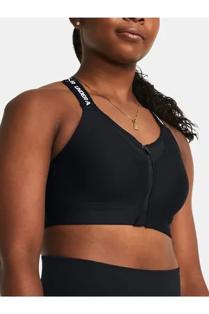 Under Armour Černá dámská sportovní podprsenka UA Infinity High Zip 2.0 Bra