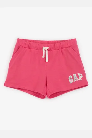 GAP Tmavě růžové holčičí teplákové kraťasy