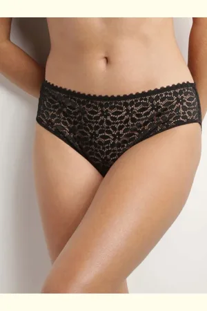 Dim Černé dámské krajkové kalhotky Daily Dentelle