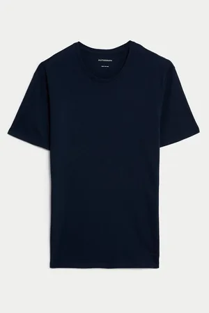 Marks & Spencer Tmavě modré pánské basic tričko