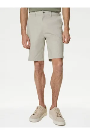 Marks & Spencer Béžové pánské chino kraťasy