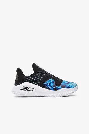 Under Armour Modro-černé pánské tenisky Curry 4 Low FloTro Bruce Lee
