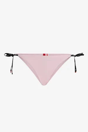 HUGO BOSS Světle růžový dámský spodní díl plavek Pure