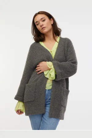 ORSAY Tmavě šedý dámský oversize kardigan