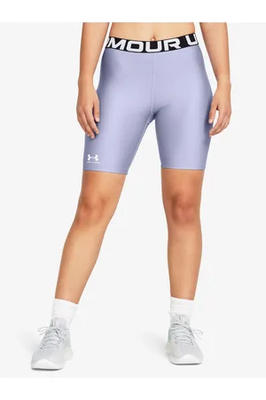 Under Armour Světle fialové dámské sportovní kraťasy UA HG Authentics 8in Short