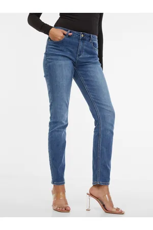 ORSAY Modré dámské slim fit džíny