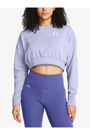 Under Armour Dámská sportovní cropped mikina UA Rival Terry OS Crop Crw