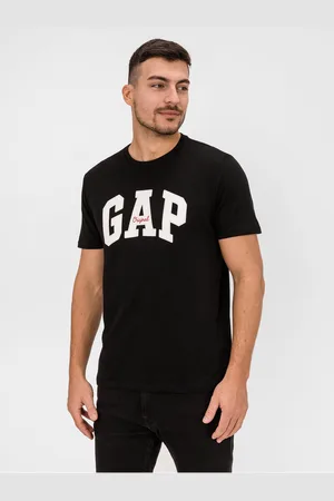 GAP Černé pánské tričko Logo