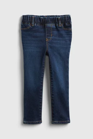 GAP Tmavě modré holčičí slim fit džíny