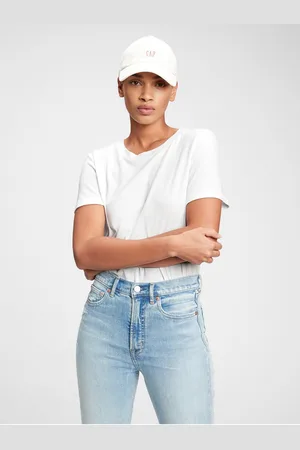 GAP Bílé dámské tričko organic vintage
