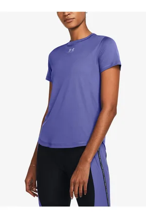 Under Armour Černo-fialové dámské sportovní tričko UA W