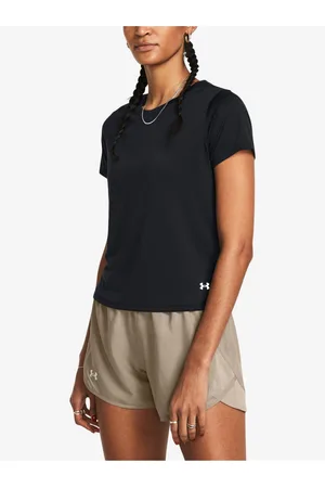 Under Armour Černé dámské tričko UA Launch Shortsleeve