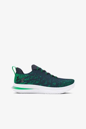 Under Armour Zeleno-šedé pánské sportovní tenisky UA Velociti 3