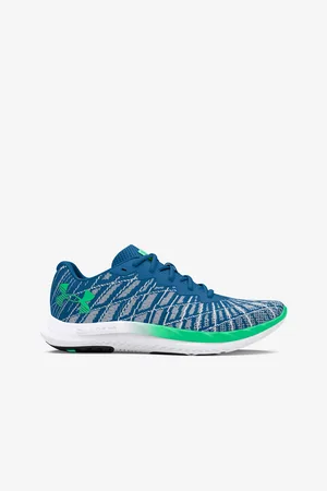 Under Armour Zeleno-modré pánské sportovní tenisky UA Charged Breeze 2