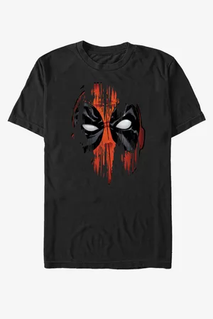 ZOOT FAN. Černé unisex tričko Marvel Painted Face